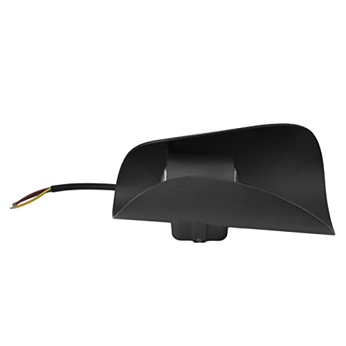 Lámpara de pared LED negra 6W iluminando zonas interiores y exteriores 6