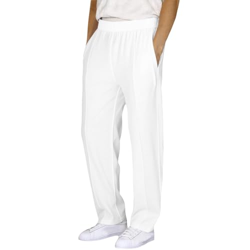 Pantalones CháNdal Niños Pants Hip Hop - Pantalones Casuales de Color sólido para niños, Largos con Cintura elástica cómoda Jugar a Diario y Usar en la Escuela.