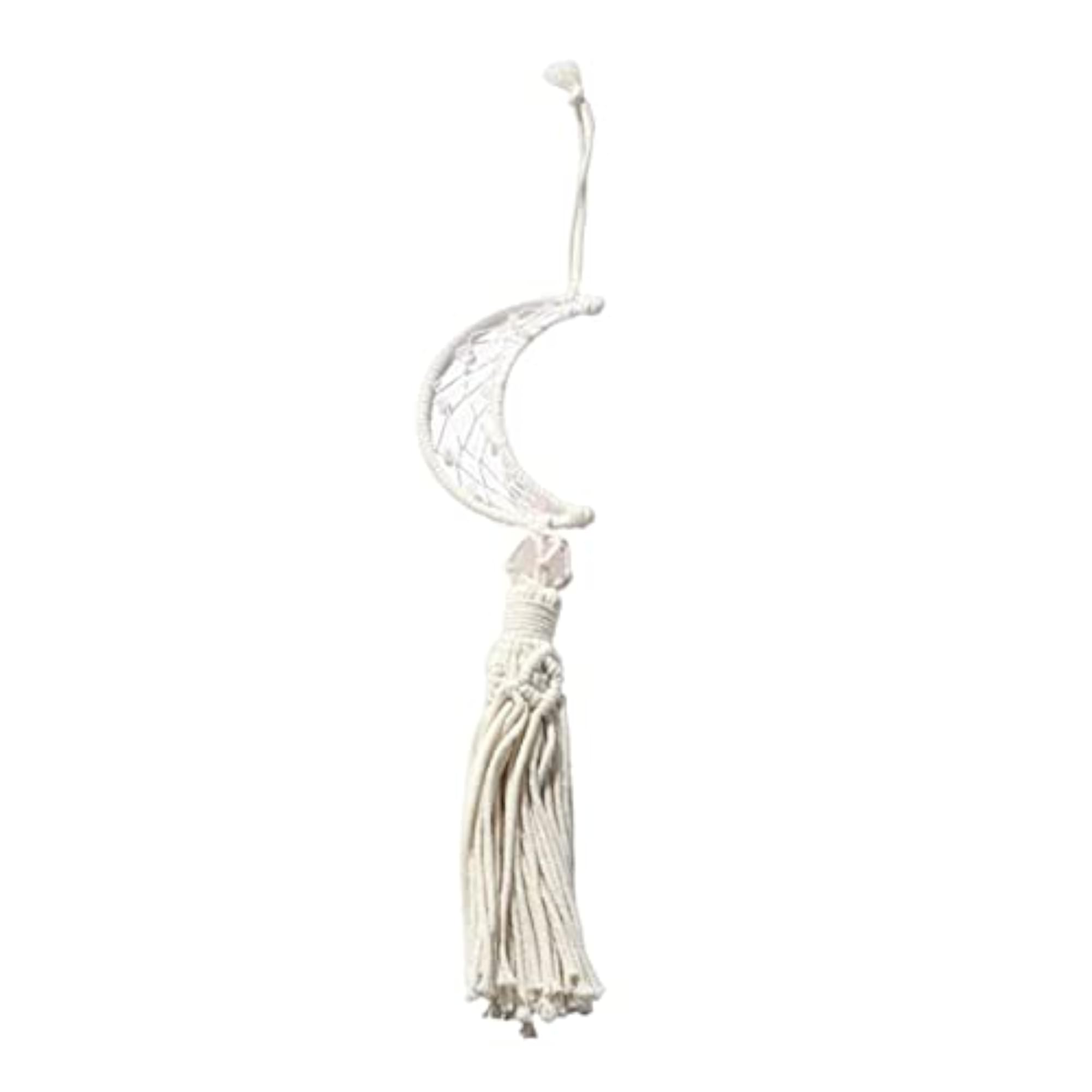 Moon of Dream Catcher Macrame Wall Hanging
