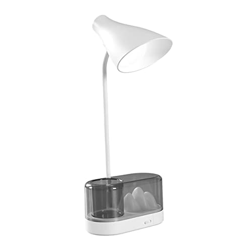 Lampe de table rechargeable LED à intensité variable USB avec pince