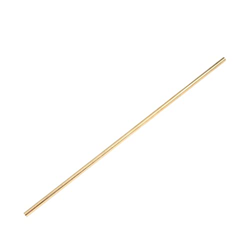 5Mm Solid Brass Round Bar, 10 Inch/25Cm, Abrasion-Resistant #TOP24