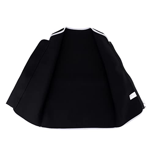 Chaleco de Neopreno para Hombre, Traje de Buceo, Chaqueta para Nadar con Cremallera Frontal Suave, Color Negro, Talla L miniatura 5