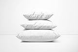 Izabela Peters Cushions With Covers Included, Filled Cushion, Eco-Friendly Velvet Cushions, 50 cm, 1 Stripe - French Grey, Chair Cushions, Sofa Cushions, Seat Cushions, Large Cushions - Image 6