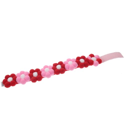 Collier pour chien et chat avec fleur ajustable et boucle rapide de sécurité - 2