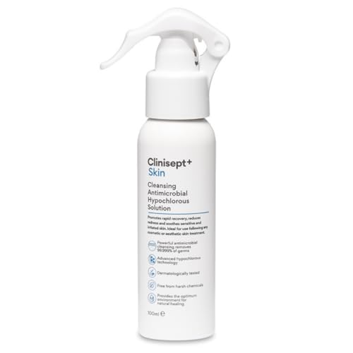 Clinisept Skin Hypochlorous Acid Spray 100 ml Hochreines Hypochlorsäure Spray Professionelles Reinigendes Hautschutzspray Empfindliche Haut Nachbehandlungen Alkoholfrei Körper und Gesicht