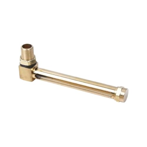 Jauge de niveau d'huile en laiton à double fenêtre 200mm L pour machine