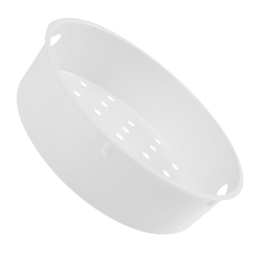 ZUNOXAZ プラスチック製蒸し器バスケット 頑丈で変形しにくい 多機能調理対応 電気炊飯器用蒸しラック 軽量コンパクト 餃子や野菜 魚介類の