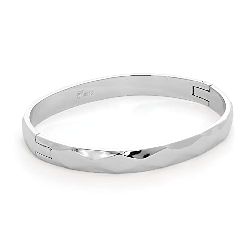 Bracelet Jonc Ovale Epais Argent 925, le cadeau idéal et symbolique pour célébrer un moment unique
