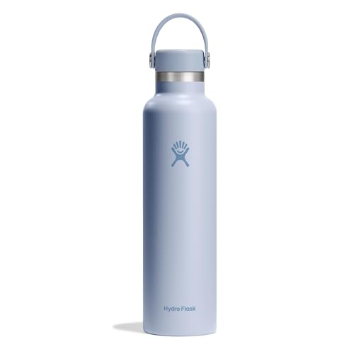 Hydro Flask - Wasserflasche 709 ml (24 oz) - Vakuumisolierte Edelstahl-Wasserflasche mit auslaufsicherem Flex-Verschluss und Pulverbeschichtung - Standardöffnung - Surf 1