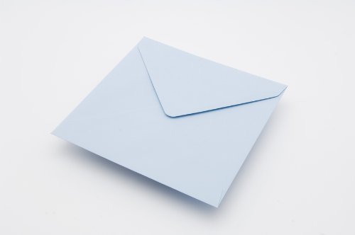 Soft/Pastel Blue 6x6 (155x155mm) 100GSM Envelopes (Pack of 25,50,100,250,500,1000)