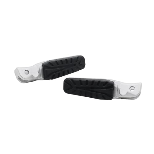 Fußrasten Motorrad Für Duke 125 200 250 390 2019-2024 RC125 RC200 RC390 Duke250 Duke390 Duke200 Motorrad Vorne Hinten Fußstütze Fußrasten Pedale fußrasten Motorrad hinten(Front Silver)