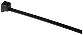 T-H Marine Supplies 075B-RAD-M-DP 7.5 in. Radiused Nylon Cable Tie - Black - Pack of 1000