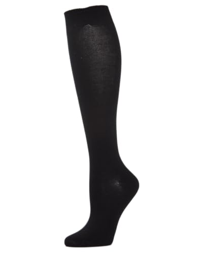 Image of MeMoi Solid Knit Knee High Socks for Women, Breathable and Comfortable Knee Highs