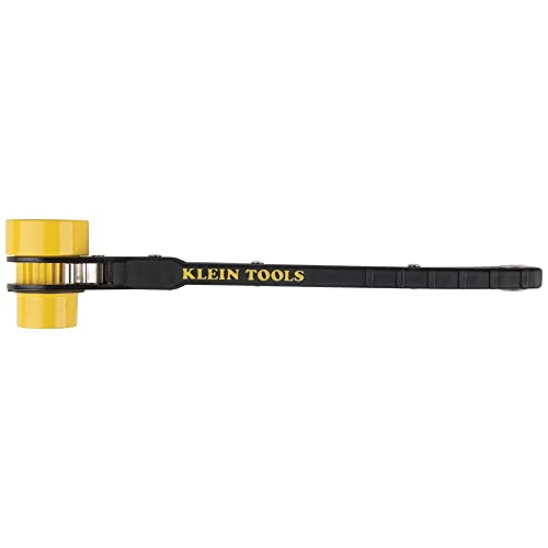 Klein Tools KT151T Ratcheting Lineman's Wrench by Klein Tools, Yellow - Image 4