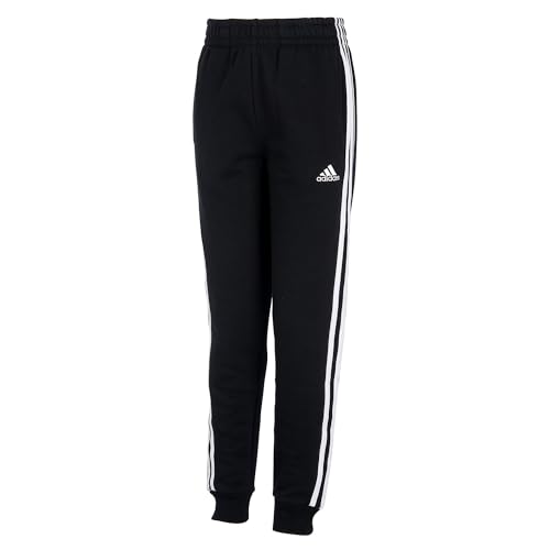adidas boys Iconic Tricot Jogger Training Pants, Iconic Adi Black, Small