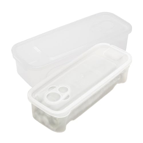Olla para microondas para pasta con tapa, cocción rápida en microondas, 29x14x7 cm, 2 piezas de olla para cocinar pasta y espaguetis, recipiente multifuncional para alimentos, con orificios de drenaje