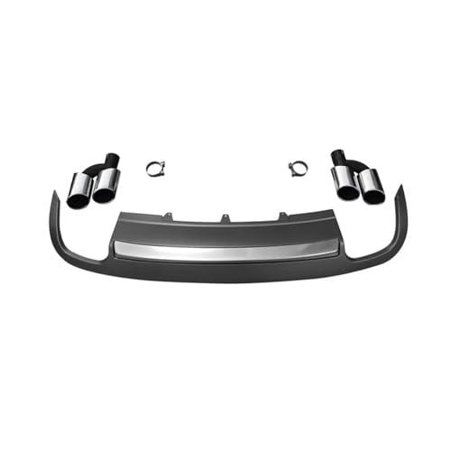 Difusor de escape trasero Audi A5 B8 sustituye pieza vieja estilo S5 con salidas
