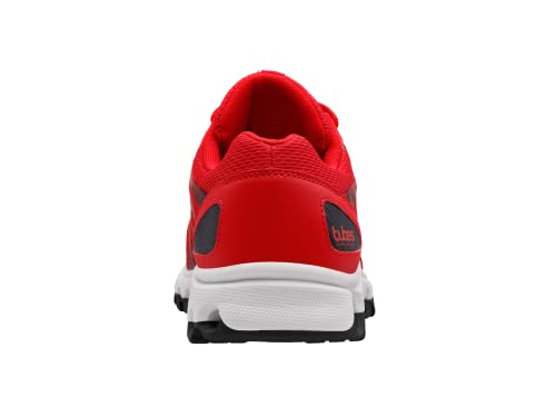 Image of K-Swiss Men's Tubes Comfort 200 Training Shoe Cross Trainer, Red /Black /White, 12