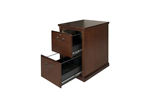 Martin Furniture Huntington Oxford 2 Drawer File Cabinet, Burnish - Fully Assembled