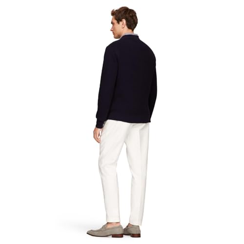 Image of Tommy Hilfiger Men's Waffle Knit Crewneck Sweater Lightweight Pullover, Also Available in Big & Tall