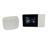 FABULETTA Intelligenter Raumtemperaturregler, kompatibel mit R11-Kesselsystem, großes Display, ± 1 °C, Genauigkeit für Heimheizungsautomatisierung (kabellos)