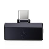 FiiO/Snowsky Tiny Portable DAC & Headphone Amplifier, Hi-Res USB DAC, PEQ Precision Tuning, PCM 384kHz/DSD256 Decoding, Android App/Web Control (3.5mm + Type-C Dual Ports, Tiny A Black)