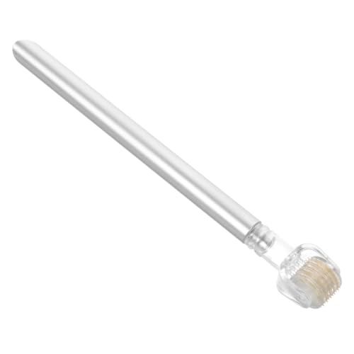 VALICLUD Rullo Per La Cura Delle Sopracciglia Testina Micro Sostituibile 1mm, Manico in Acciaio Inossidabile, Strumento Per Modellare Sopracciglia e Attaccatura Chioma, Per Uso Domestico Uomo e Donna