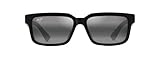 Moderne : Les lunettes unisexe de MAUI JIM (modèle Hiapo) en Black pour accompagner votre style au quotidien