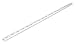 Produktbild BigDean Wandschiene weiß 1-reihig 100x5 cm - Made in Germany - Basis für Regalträger, Regalwinkel, Regalhalter, Regalboden, Regalsystem, Stecksystem - Äußerst stabil -