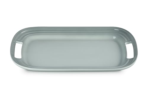Le Creuset Stoneware Serving Platter, 16.25", Sea Salt