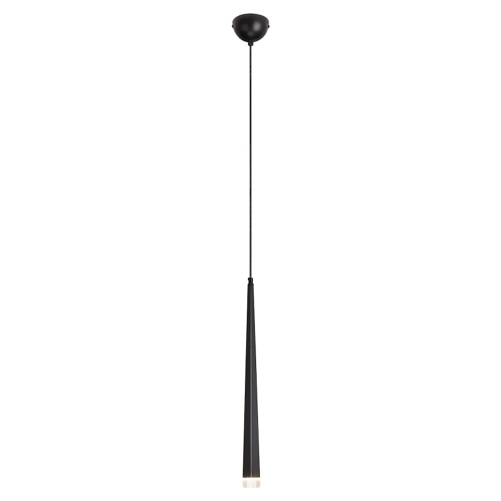 Lámpara colgante de barra para cocina y comedor con luz LED minimalista de tubo largo