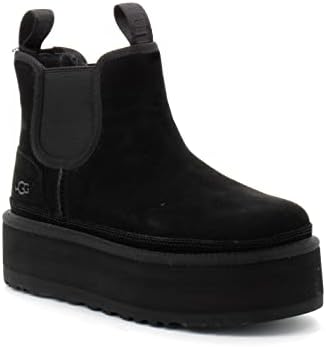 UGG Kadın W Neumel Platform Chelsea Casual Bot Siyah, 38 : Amazon