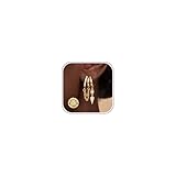 Chriscoco 925 Sterling Silver Post Stud Earrings for Women 14K Gold Plated Dangly Earrings Trendy Hypoallergenic Huggie Hoop Earring Gold Drop Chain Earring