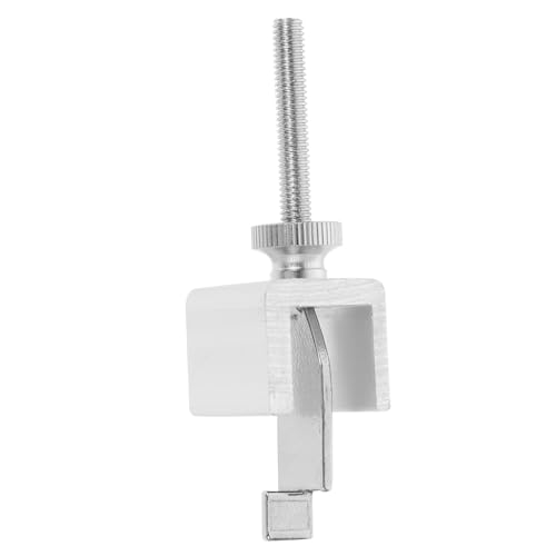 Angoily Tope de puerta portable door lock puerta del hotel abrazaderas de servicio pesado empujar adentro seguridad de la cuña de la puerta seguridad hotelera aleación de aluminio Silver