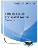 IAPMO IGC 289-2012B Portable Seated Personal Showering Systems