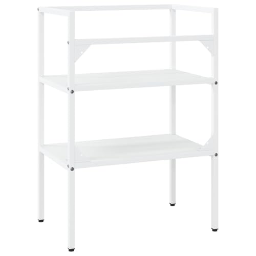 Mueble para lavabo resistente que soluciona la falta de espacio y toallas 7