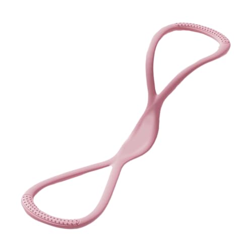 Nevalerra Bandas elásticas para ejercicio, figura 8, bandas elásticas de ejercicio, cuerda de yoga de 15 libras, extractor de fitness para brazos, pecho, espalda, pierna, hombro, principiantes