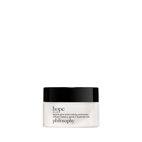philosophy hope in a jar smooth-glow multi-tasking face moisturizer - with pro-vitamin P, glycolic & hyaluronic acid - provides deep & long-lasting hydration & smoother, radiant skin