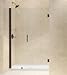 Dreamline 47 to 48" Frameless Hinged Shower Door Unidoor SHDR-20477210S-06 Shower Doors