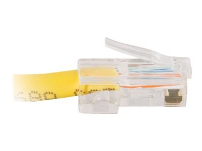 Image of C2G 24497 Cat5e Crossover Cable - Non-Booted Unshielded Network Patch Cable, Yellow (3 Feet, 0.91 Meters)
