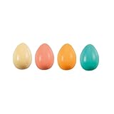 Günthart 192 Stück Hohleier 3D Hase aus weißer Schokolade klein 14 x 19 mm in veschiedenen Farben, 1 er Pack (309 gr)