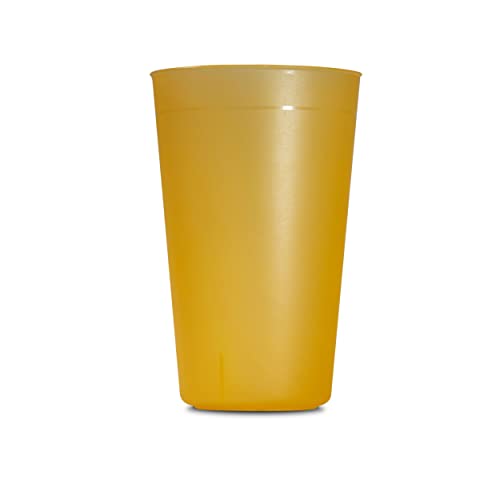 HA MARKET Lot de 50 Gobelets Durables et Réutilisables Oranges - Capacité 30cl - Plastique...