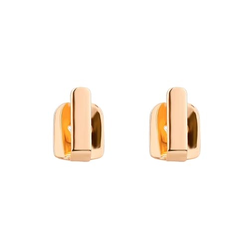 2 Piezas Grillz para Dientes con Baño de Oro 14K Hip Hop miniatura 1