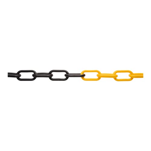 Lüft Absperrkette 10mm Schwarz Gelb