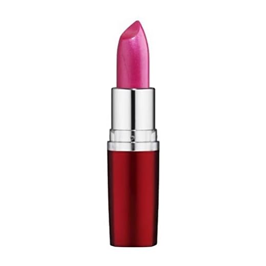 Maybelline New York Make-Up Lippenstift Moisture Extreme Lipstick Glamorous Pink/Knalliges Rosa mit melonigem Duft, 1 x 5 g