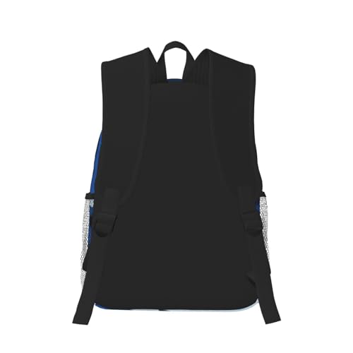 BREAUX Blue Camo Print Lightweight And Comfortable Duffel Bag, Casual Daypack, Multipurpose Backpack3