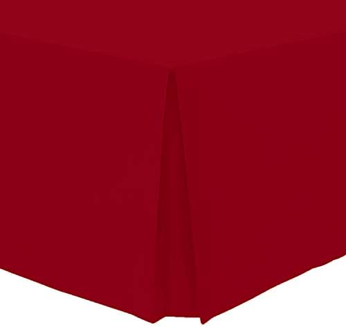 R&Z Plain Dyed Pollycotton Frilled Bed Base Valance Sheet (Cream, SIngle)