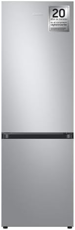 Samsung Combi Refrigerator RB34C600CSA/EF Class C SmartThings AI Energy Mode No Frost 1.85x59.5x65.8 Free Installation Graphite [Energy Efficiency Class C]