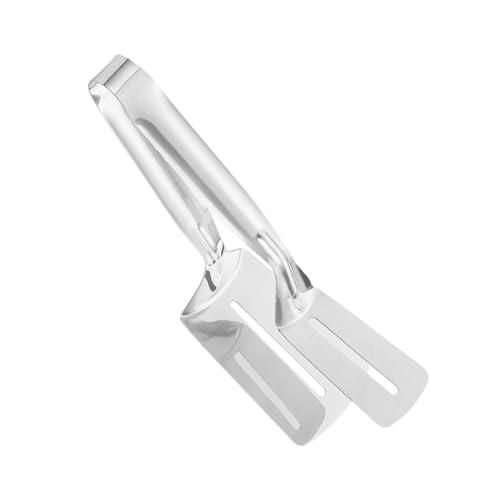 Pinza De Acero Inoxidable Para Barbacoa,Pala De Metal Pesada,Tenazas Para Voltear Cocinar Y Servir Alimentos - Para Pizza Barbacoa Hamburguesa Filete Pescado Pan Y