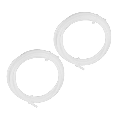 iplusmile 2pcs Ptfe Tube for 3d Printer Filament Feeding Hose, White, Easy to Install and Use, Compatible with Remote No